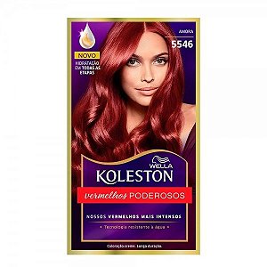 Tintura Creme Koleston Wella Amora 5546 Kit