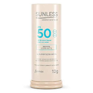 Protetor Solar Facial Sunless Stick FPS 50 Bronze 12g