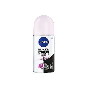 Desodorante Roll-on Nivea Invis Black&White Clear 48h 50ml