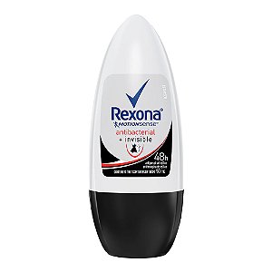 Desodorante Roll-on Rexona Antibacterial + Invisible 50ml