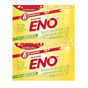 Sal de Fruta Eno Abacaxi Pó Efervescente 5g 2 envelopes