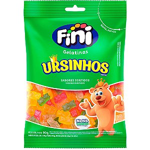 Balas de Gelatina Fini Ursinhos 80g