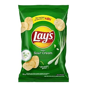 Batata Frita Lisa Lays Sour Cream 70g