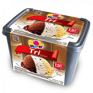 Sorvete De Massa Tri Sabor Sol & Neve 1.5L