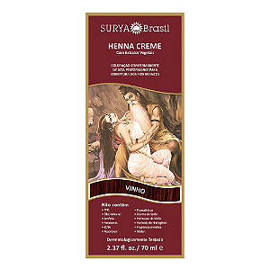 Henna Creme Surya Brasil Vinho Kit