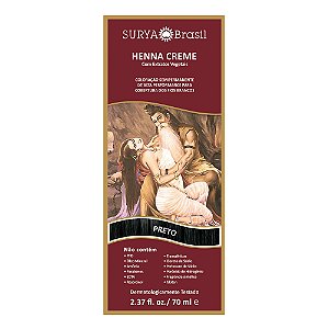 Henna Creme Surya Brasil Preto Kit