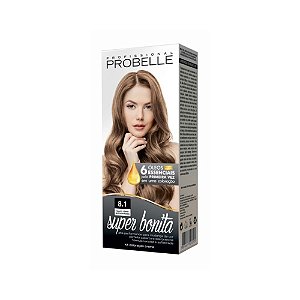 Tintura Super Bonita Probelle 8.1 Louro Claro Acinzentado