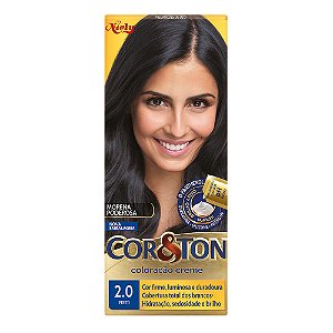 Tintura Creme Cor & Ton Niely Nuances Preto 2.0