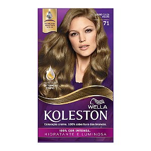 Tintura Creme Koleston Wella Louro Cinza Médio 71