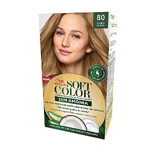 Tintura Soft Color Sem Amônia Louro Claro 80