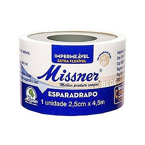 Fita Micropore  Bege 2,5cm x 4,5m 1 unidade
