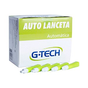 Auto lanceta g-tech 23G - caixa 100 unidades