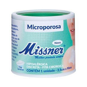 Fita Micropore Branca 2,5cm X 90cm 1 Unidade