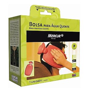 Bolsa de Água Quente Mercur Tamanho P Bordô com 1 Unidade