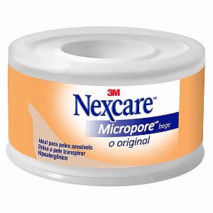 Fita Micropore Nexcare Bege 25mm x 4,5m com 1 Unidade