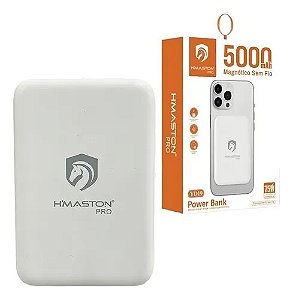 Carregador Portátil 5000mah Magnético Sem Fio H'maston YD19