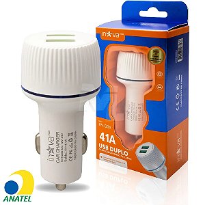 Carregador Veicular Usb 4.1A sem Cabo Tipo C INOVA GL25