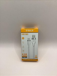 Cabo USB para Tipo C 1.2 Metros A’Gold CB17-3
