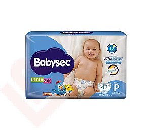 Fralda Babysec MegaTamanho P 42 Unidades