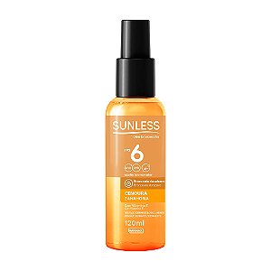 Óleo Bronzeador Sunless Cenoura FPS 6 com 120ml