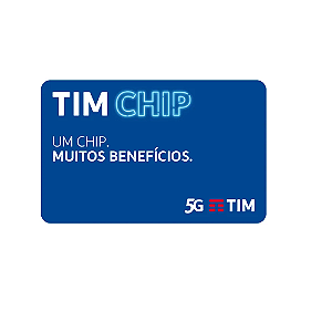 Chip Tim R$ 15,00 de crédito