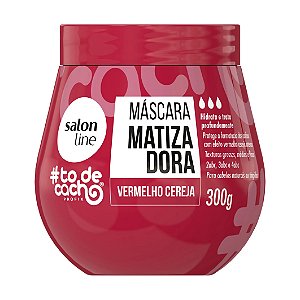 Máscara Capilar Matizadora Salon Line Todecacho Vermelho Cereja 300g