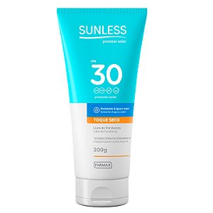 Protetor Solar Sunless FPS 30 Toque Seco 200g