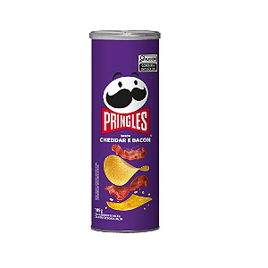 Batata Pringles Cheddar e Bacon 105g