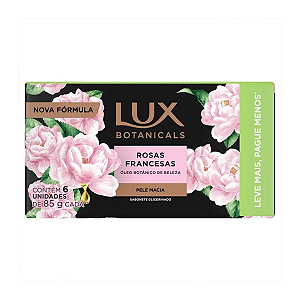 Kit Sabonetes Lux Rsas Francesas 6 Unidades 85g Cada