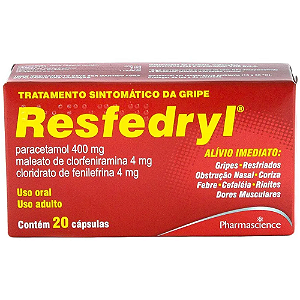 Resfedryl com 20 Cápsulas