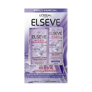 Shampoo Elseve Hidra Hialurônico L'oreal Paris Shampoo 375ml e Condicionador 170ml