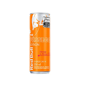 Energético Red Bull The Summer Edition Sabor Morango e Pêssego 250ml
