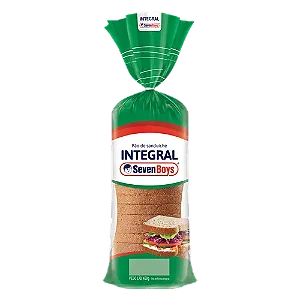 Pão de Sanduíche Integral Seven Boys 450g