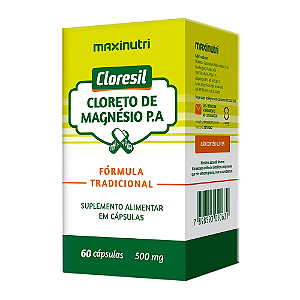 Cloresil Cloreto de Magnésio P.A Maxinutri 60 Cápsulas