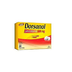 Paracetamol 500mg com 20 Comprimidos