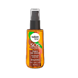 Óleo Capilar S.O.S Cachos Óleo De Coco Salon Line 42ml