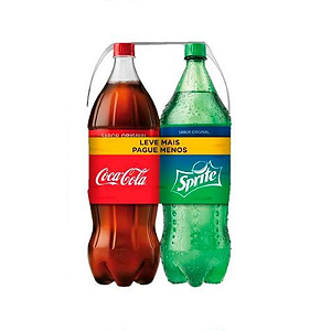 Kit Refrigerante Coca-Cola Original 2L + Sprite  2L