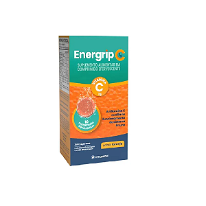 Energrip C 1g Sabor Laranja 10 Comprimidos Efervescentes