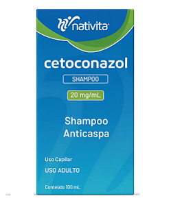 Shampoo Cetoconazol 20mg/ml Nativita com 100ml