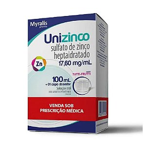Unizinco Solução com 100ml