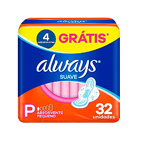 Absorvente Always Dia Seca com Abas 32 Unidades