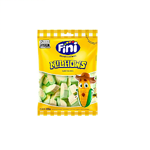 Balas de Marshmallows Fini Milhows Sabor Pamonha 80g