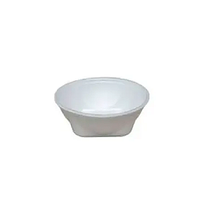 Marmita base N8 Isopor Redondo Copobras 750ml Branco 100 unidades
