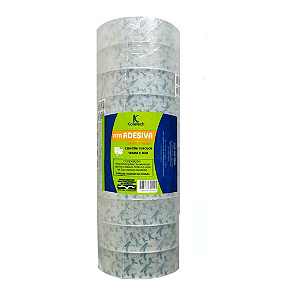 Fita Adesiva Transparente 18mm x 40m com 13 Rolos