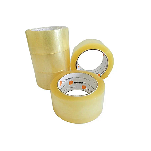 Fita Adesiva Transparente 45mm x 100m com 5 Rolos