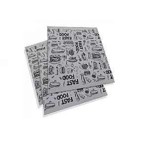 Papel Acoplado para Lanche Dalpack 40cm x 40cm 400 unidades