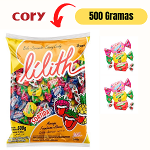 Bala Mastigável Sortida Lilith Pacote 500 gramas – Cory