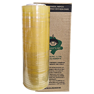 Bobina Filme PVC 38cm x 800m Micra 9 Guarufilme - 1 unidade