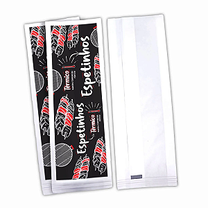 Saco Térmico de Papel para Espetinho 50 Unidades