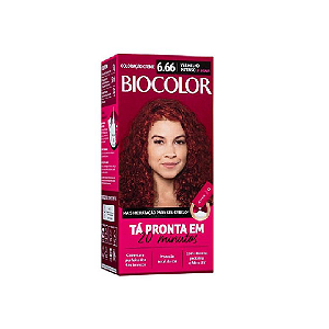 Tintura de Cabelo Biocolor  Vermelho Intenso 6.66